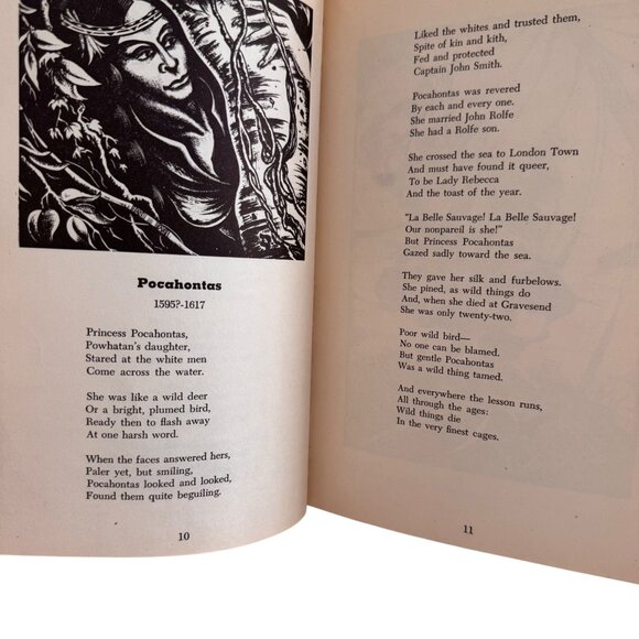 A Book Of Americans By Rosemary & Stephen Vincent Benét 1933 Historical Poetry - Picture 11 of 16